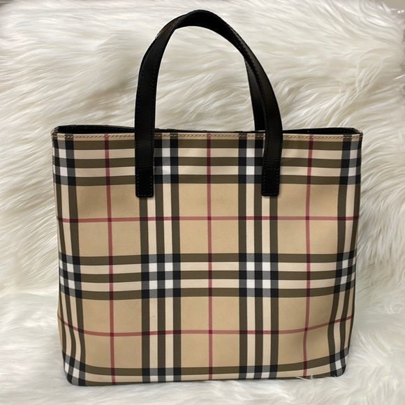 Burberry Handbags - Burberry Nova Check Coated Canvas
